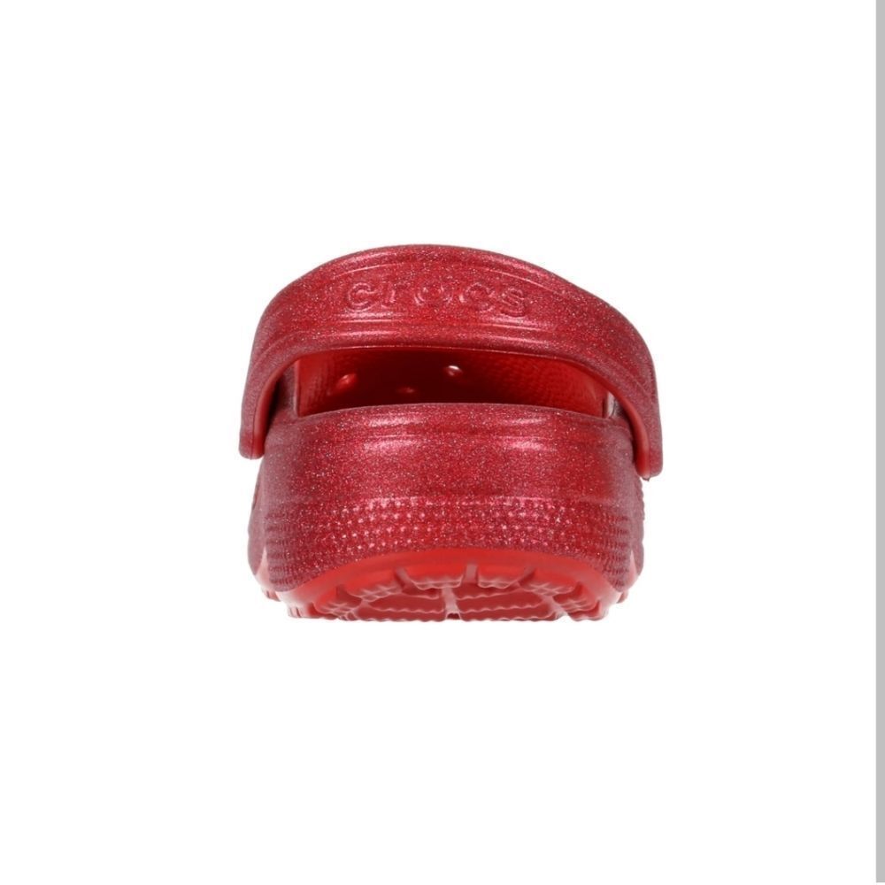 CROCS Sparkly Red Water Shoes - Picture 5 of 7